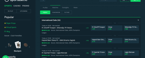 Sportsbet.io Screenshot 1