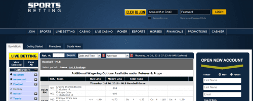 SportsBetting.ag Screenshot 1