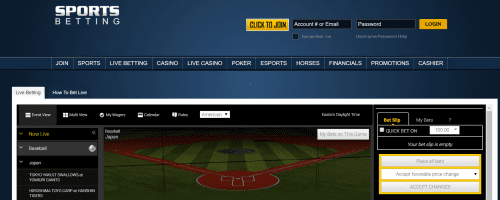 SportsBetting.ag Screenshot 1