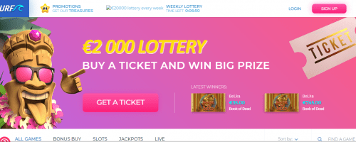 Surf Casino Screenshot 1