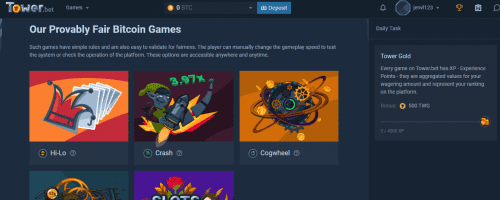 Tower.bet Screenshot 1