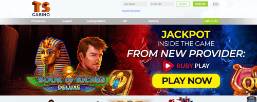 TS Casino Screenshot 1