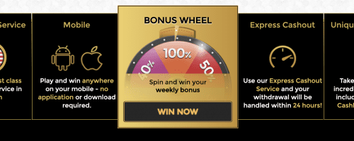 Unique Casino Screenshot 1