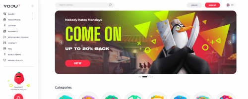 YoJu Casino Screenshot 1