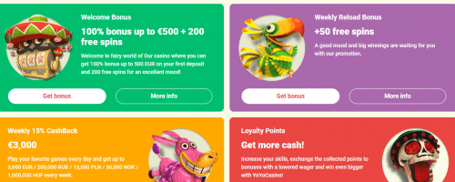 Yoyo Casino Screenshot 1