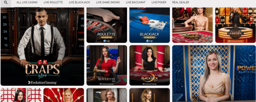 ZodiacBet Casino Screenshot 1